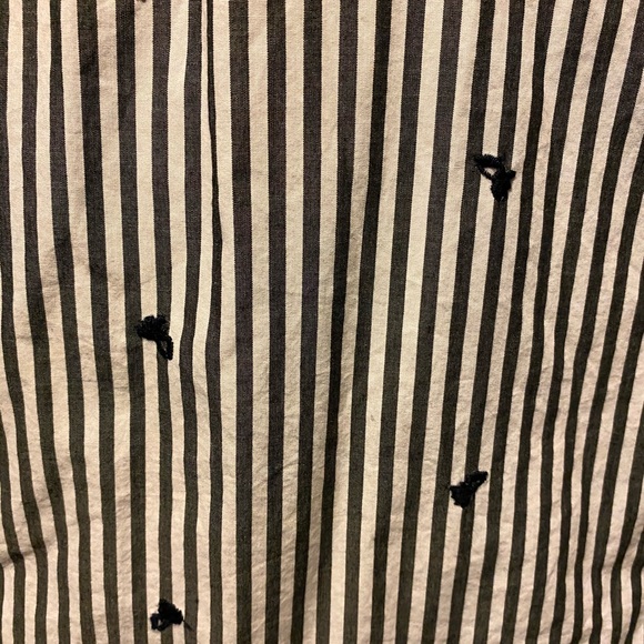 Striped button down long sleeved shirt - Picture 2 of 6